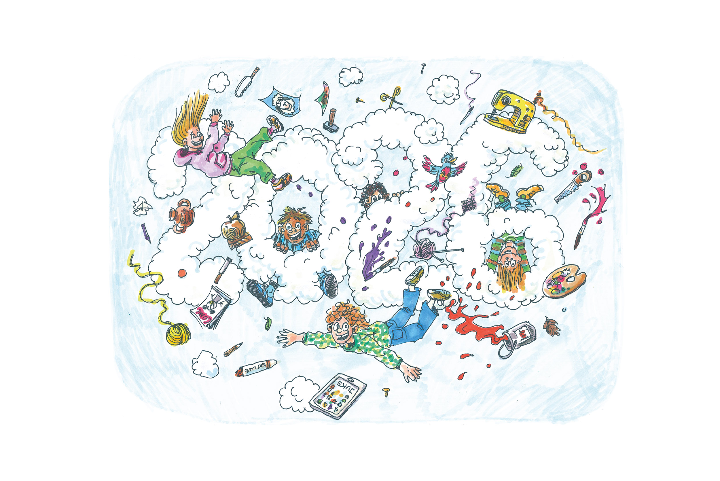 Frohes Neues Jahr - Illustration: © Heiko Sievers