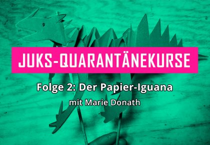 Papier-Iguana © Marie Donath