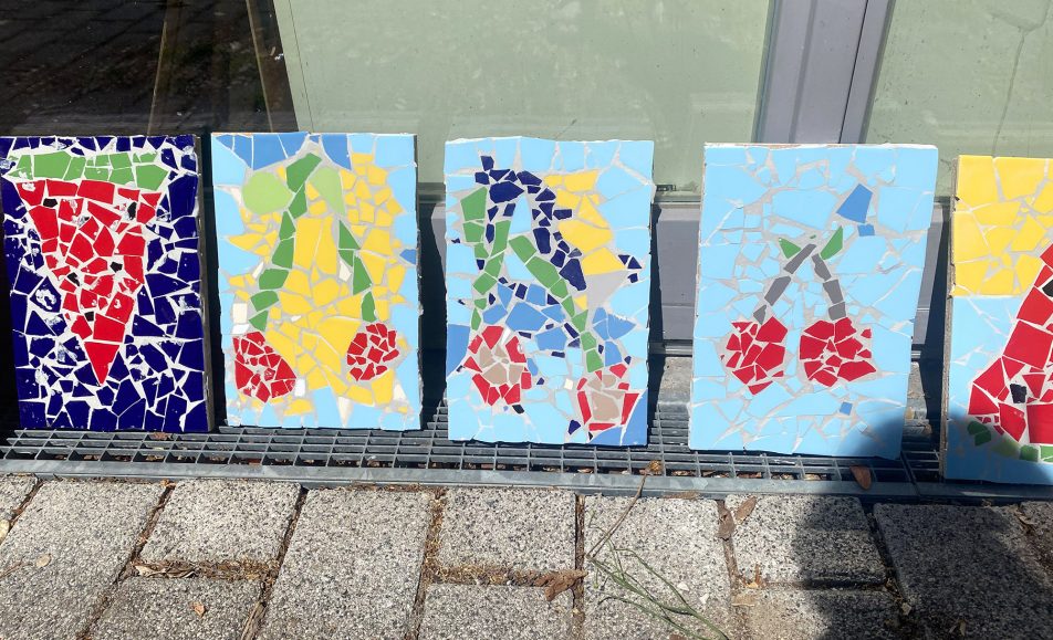 Früchte dargestellt als Mosaik - Foto: © Catrin Wechler
