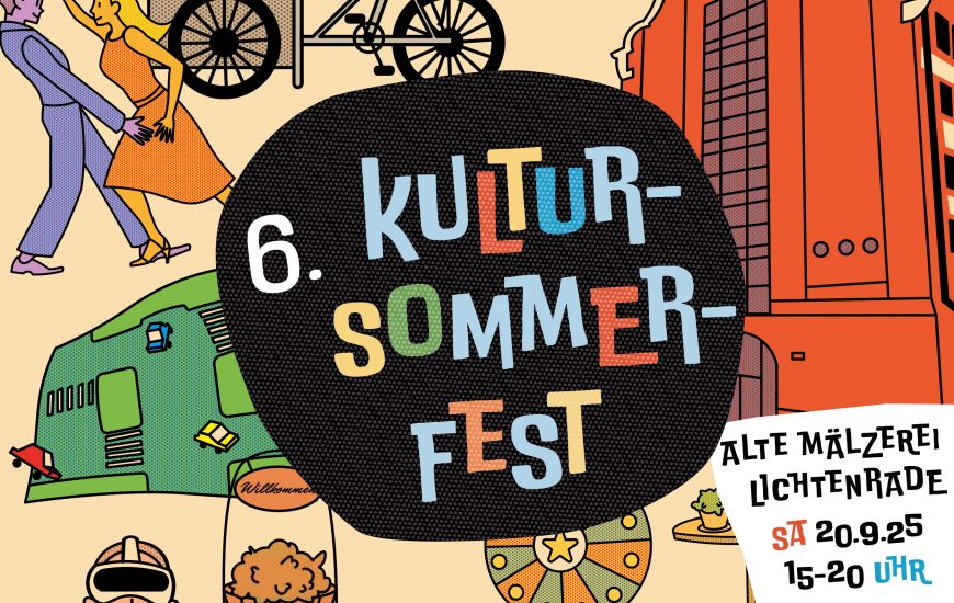 Kultursommerfest 2025 - Illustration: Lilith Geiselmann